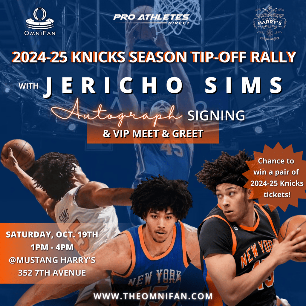 2024-25 Knicks Season Tip-Off Rally with Jericho Sims