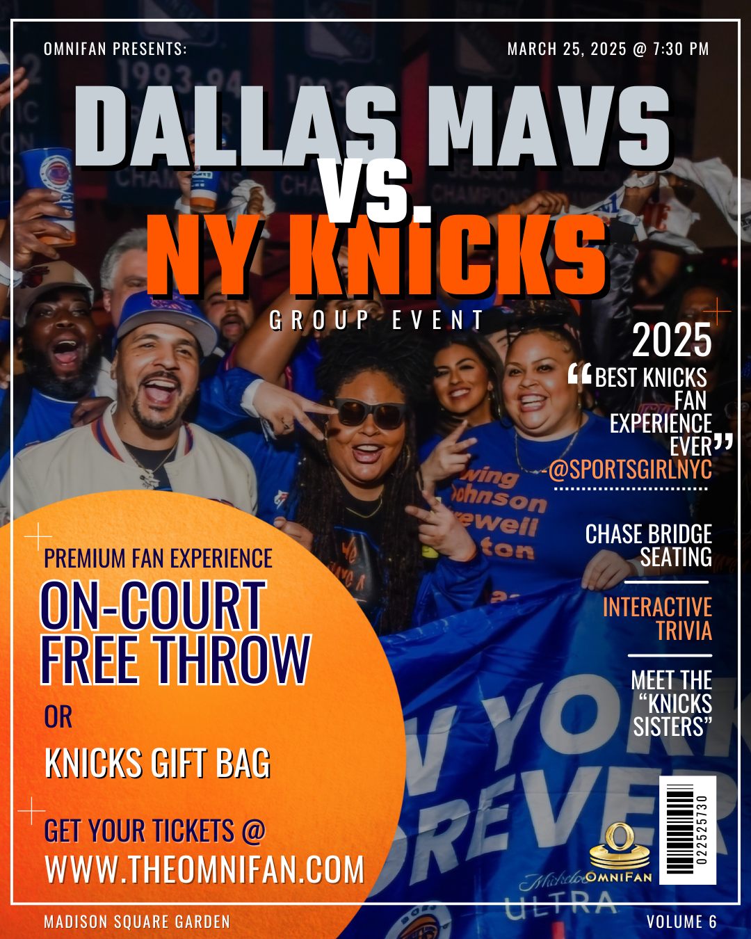 Mavs vs. Knicks - 3/25/25