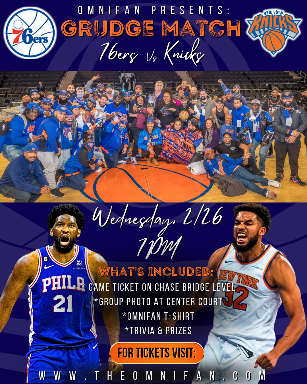 76ers vs. Knicks Grudge Match