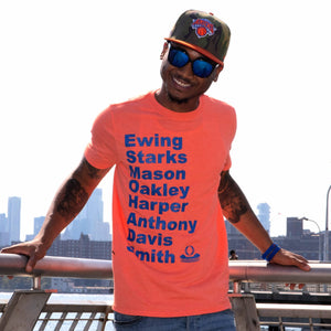 Blood Sweat & Tears ('93-'94) NY Knicks Roster T-Shirt - OmniFan