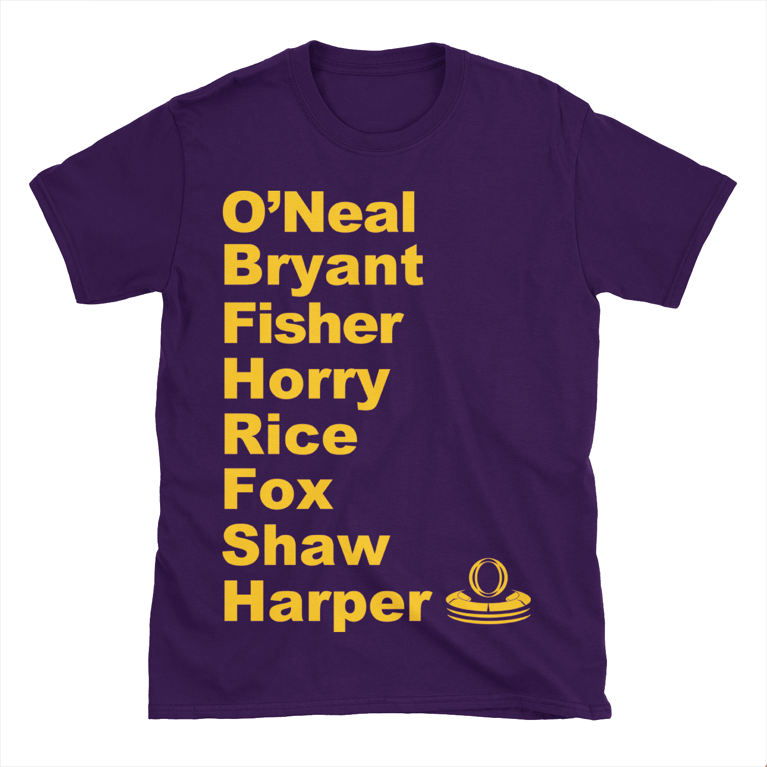 New Dynasty ('99-'00) Lakers Roster T-Shirt - OmniFan